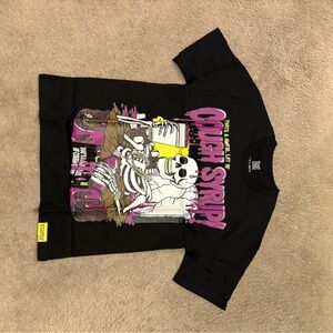 Black Graphic Kids T-Shirt